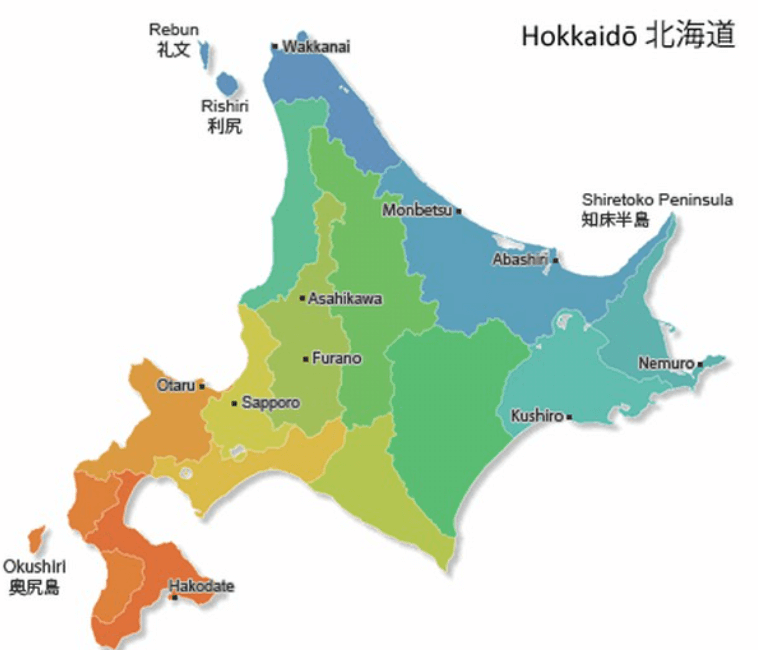 Список префектур Японии Хоккайдо
