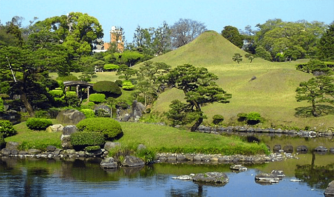 Японские сады в период Эдо