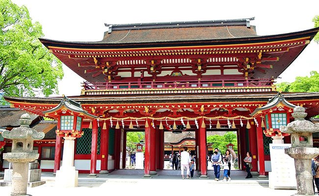 Храм дадзайфу-тенмангу в городе Фукуока, Япония